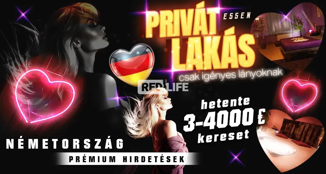 Németországi privát ház Essenben: női