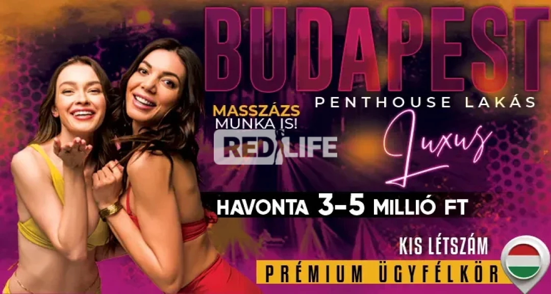 Prémium erotikus munka Budapesten: legyen