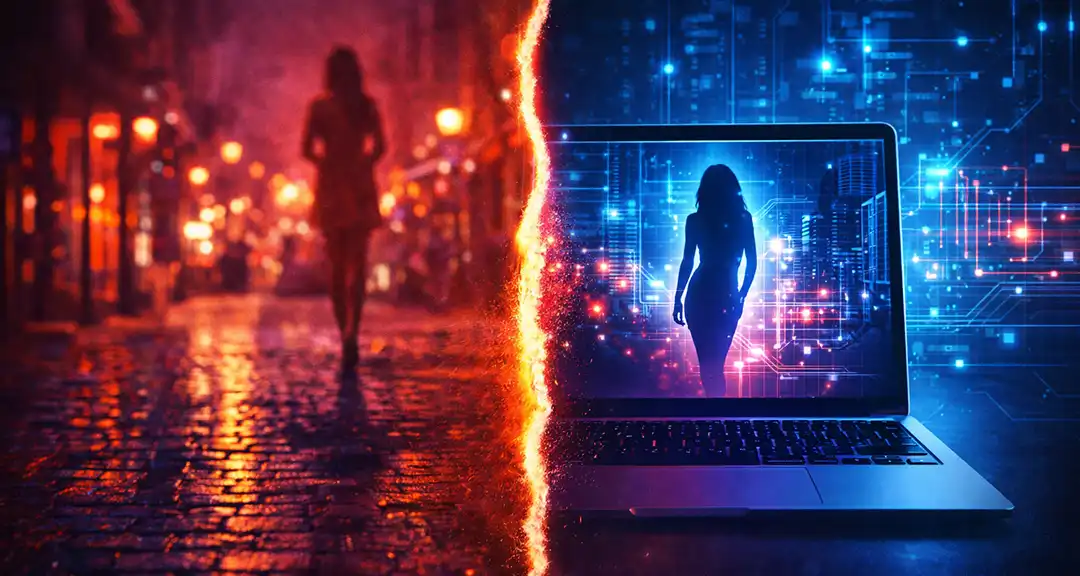 Praca seksualna i praca erotyczna online